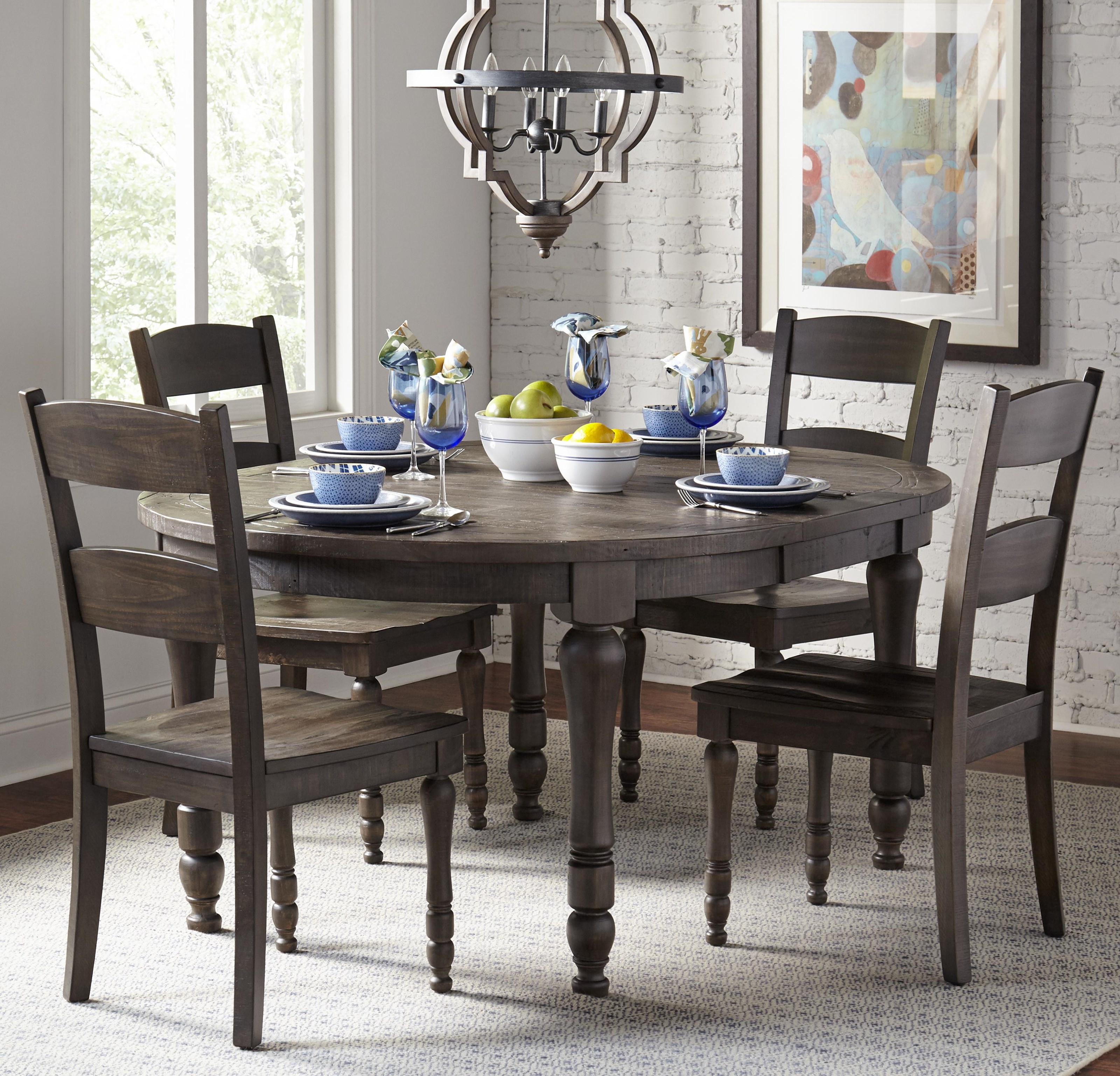 Jofran Madison County 1700 72TBKT High Low Dining Table Reeds Furniture Table Dining formal